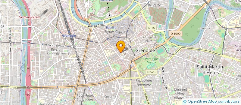 localisation de l'entreprise GENERALE DU SUD EST à GRENOBLE