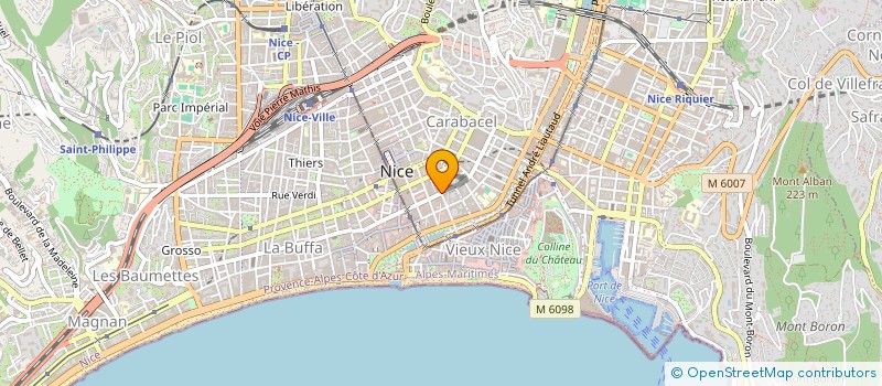 localisation de l'entreprise GENERALE ECO BATIMENTS à NICE