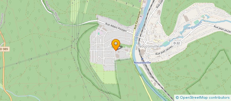 localisation de l'entreprise GENERALE ELECTRO-MECANIQUE ARDENNES  NOUZONVILLE