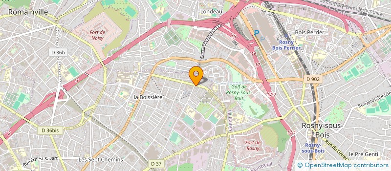 localisation de l'entreprise GENERALE EUROP PROMO IMMOB à MONTREUIL