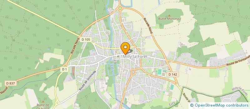 localisation de l'entreprise GENERALE EUROPEENNE à MOIGNY-SUR-ECOLE