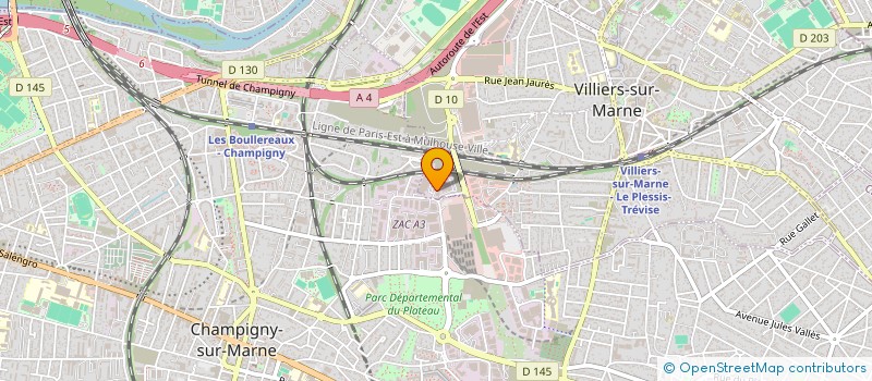 localisation de l'entreprise GENERALE EUROPEENNE DE TRI à VILLIERS-SUR-MARNE