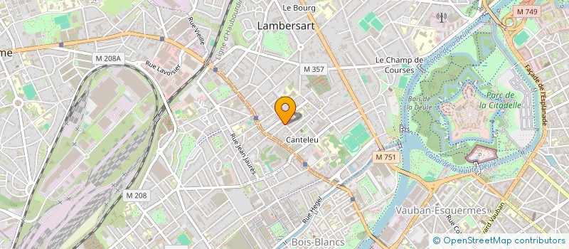 localisation de l'entreprise GENERALE FINANCIERE à LAMBERSART