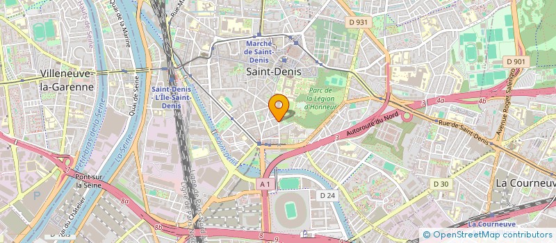 localisation de l'entreprise GENERALE FRANCE BAT à SAINT-DENIS