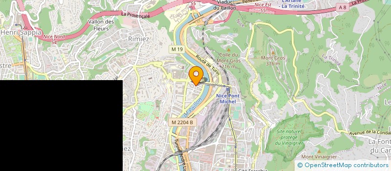 localisation de l'entreprise GENERALE HOTELIERE à NICE