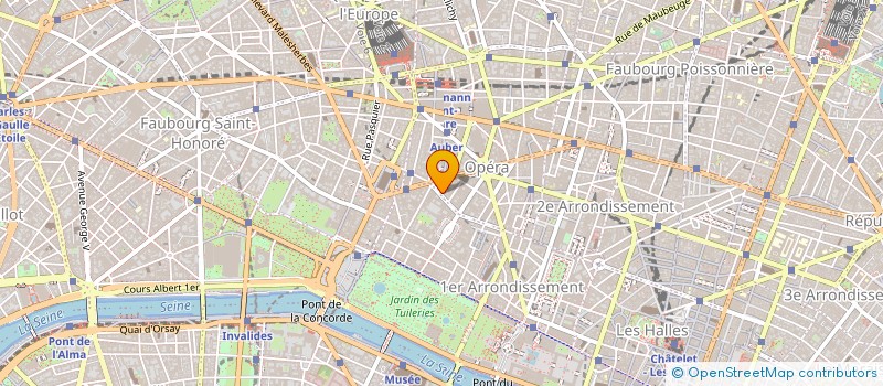 localisation de l'entreprise GENERALE HOTELIERE INTERNATIONALE à PARIS