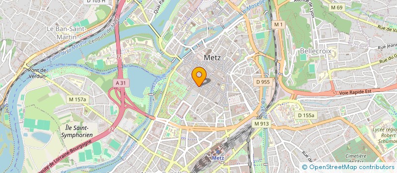 localisation de l'entreprise GENERALE IMMOBILIERE à METZ