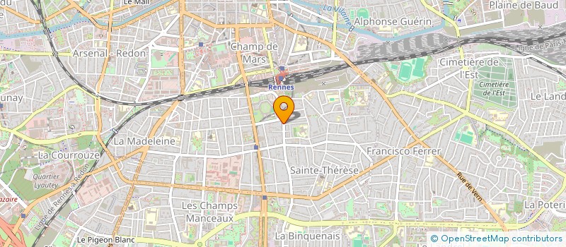 localisation de l'entreprise GENERALE IMMOBILIERE à RENNES