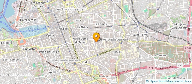 localisation de l'entreprise GENERALE IMMOBILIERE à MARSEILLE