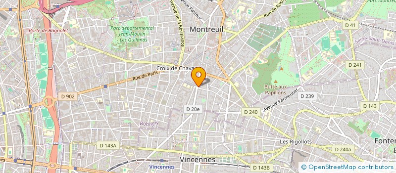 localisation de l'entreprise GENERALE IMPORTATION ELECTRONIQUE ET DE DISTRIBUTION D AUDIO MANUFACTURES à MONTREUIL