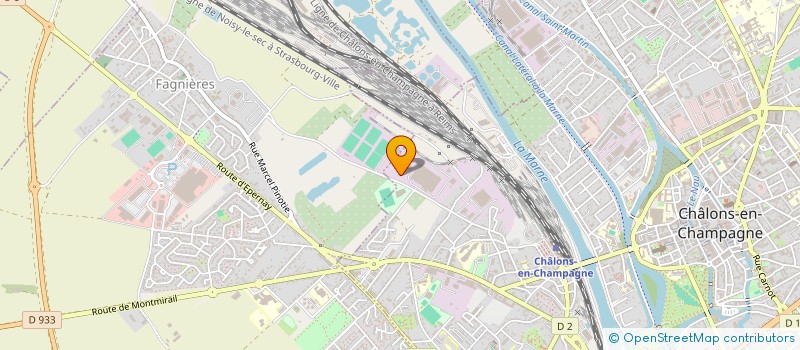 localisation de l'entreprise GENERALE INDUSTRIELLE  CHALONS-EN-CHAMPAGNE