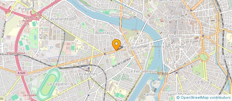 localisation de l'entreprise GENERALE INDUSTRIELLE DE PROTECTION à TOULOUSE