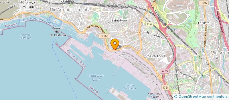 localisation de l'entreprise GENERALE INSTRUMENTATION NOSLEY à MARSEILLE