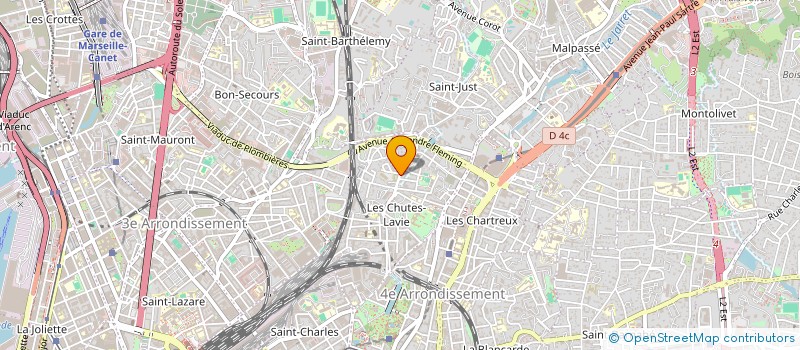 localisation de l'entreprise GENERALE INVESTISSEMENT INDUSTRIEL à MARSEILLE