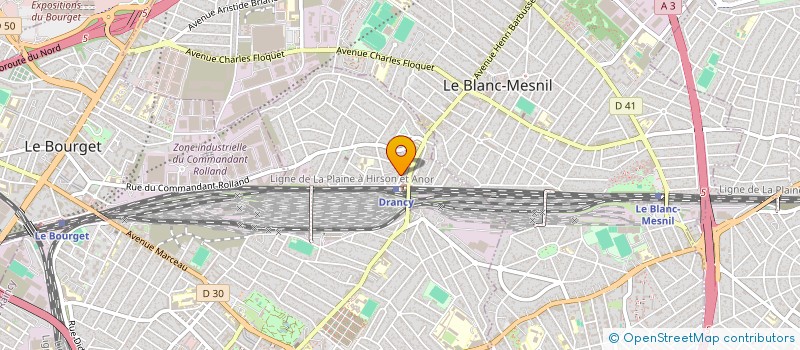 localisation de l'entreprise GENERALE LOCOMOTION à DRANCY