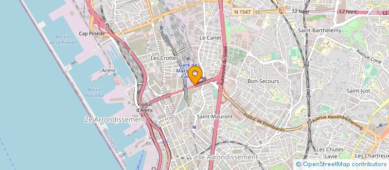 localisation de l'entreprise GENERALE LOGISTIQUE DISTRIBUTION à MARSEILLE