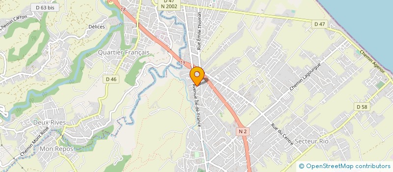 localisation de l'entreprise GENERALE MAINTENANCE à SAINT-ANDRE