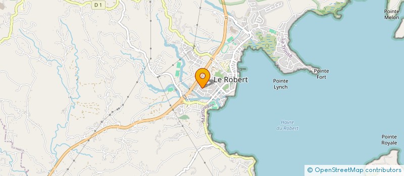 localisation de l'entreprise GENERALE MARTINIQUAISE DE TECHNIQUES DU BATIMENT à LE ROBERT