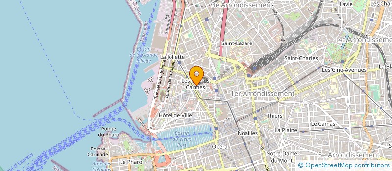 localisation de l'entreprise GENERALE NETTOYAGE SERVICES à MARSEILLE