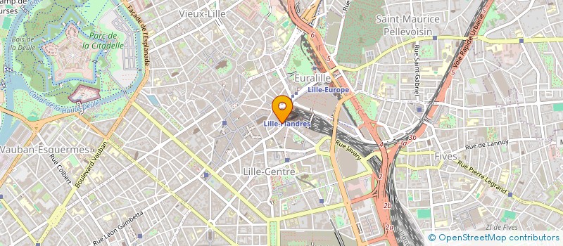 localisation de l'entreprise GENERALE PEINTURE DU NORD à LILLE