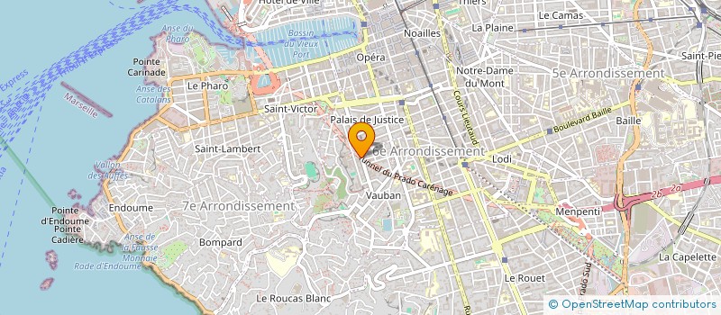 localisation de l'entreprise GENERALE PETROLIERE FRANCAISE à MARSEILLE