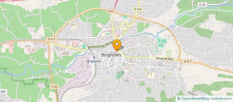 localisation de l'entreprise GENERALE RENOVATION CONSTRUCTION à BRIGNOLES