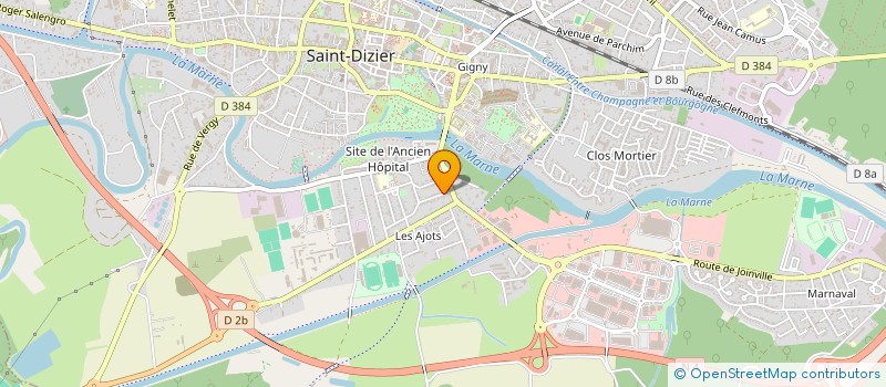 localisation de l'entreprise GENERALE RENOVATION ET ENERGIE RENOUVELABLE à SAINT-DIZIER