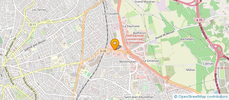 localisation de l'entreprise GENERALE RENOVATION HABITAT  BEZIERS