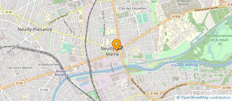 localisation de l'entreprise GENERALE SERVICE ZEN à NEUILLY-SUR-MARNE