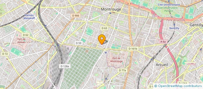 localisation de l'entreprise GENERALE SERVICES LOCATION à MONTROUGE