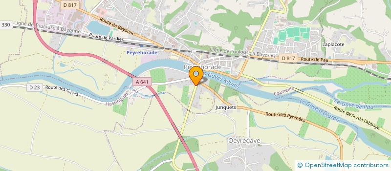 localisation de l'entreprise GENERALE THERMIQUE DU SUD OUEST à PEYREHORADE