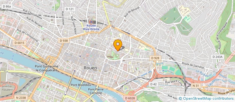 localisation de l'entreprise GENERALE TRANSACTIONS IMMOBILIERES  ROUEN