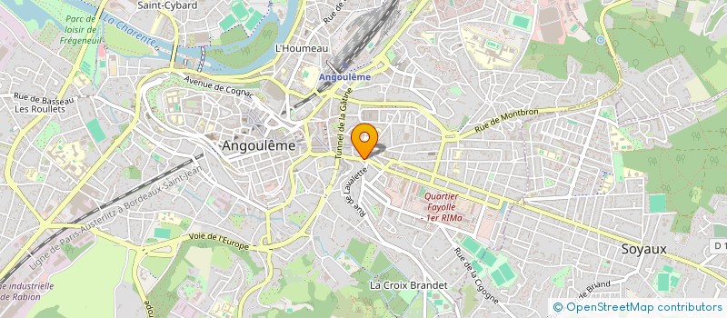 localisation de l'entreprise GENERALISTES ET TOXICOMANIES 16 à ANGOULEME