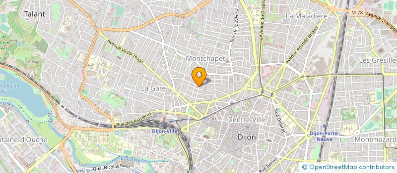 localisation de l'entreprise GENERALISTES PAN CINOR  DIJON