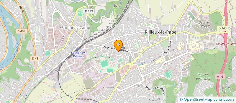 localisation de l'entreprise GENERALPES  RILLIEUX-LA-PAPE