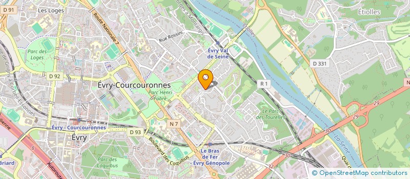 localisation de l'entreprise GENERALSTAN SECURITY à EVRY-COURCOURONNES