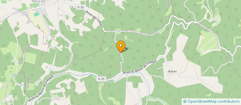 localisation de l'entreprise GENERATEURS DE GAZ PYROTECHINIQUES INDUS à CASTELS ET BEZENAC