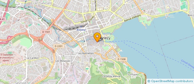 localisation de l'entreprise GENERATION 2000  ANNECY