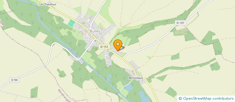 localisation de l'entreprise GENERATION 2011 FOOTBALL  BULLES