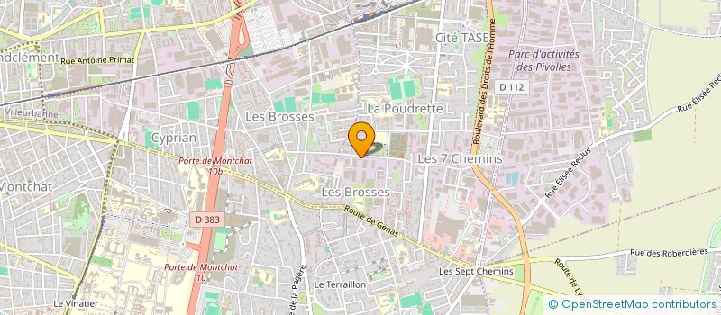 localisation de l'entreprise GENERATION 4  VAULX-EN-VELIN