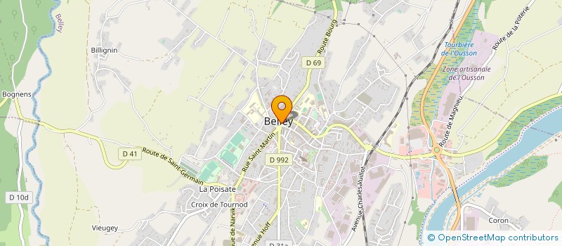 localisation de l'entreprise GENERATION à BELLEY