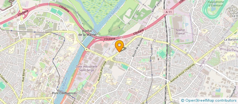 localisation de l'entreprise GENERATION 49 à ANGERS