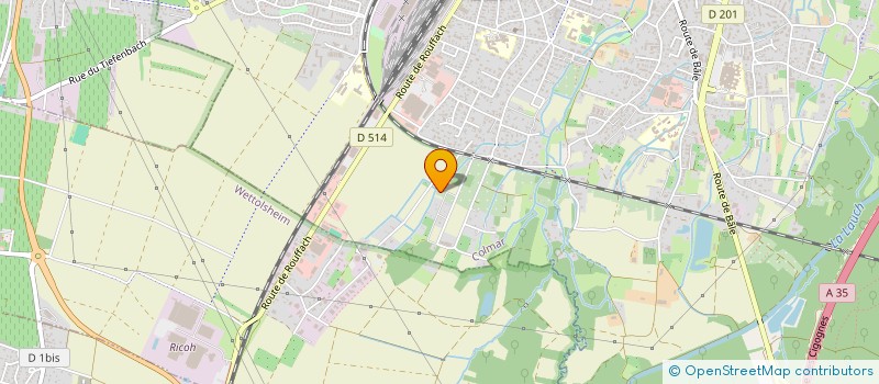 localisation de l'entreprise GENERATION 60  COLMAR