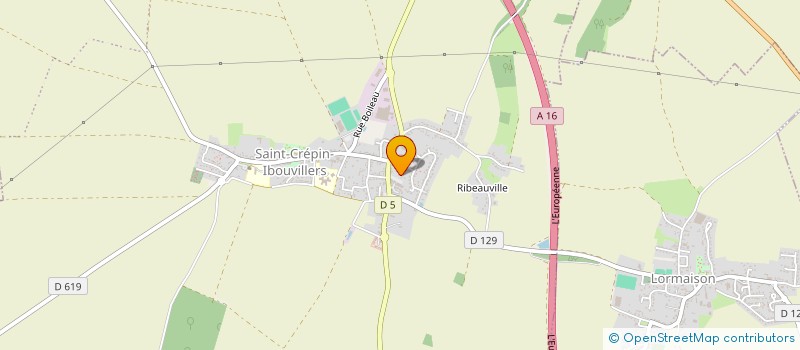 localisation de l'entreprise GENERATION 7 TALENTS  SAINT-CREPIN-IBOUVILLERS