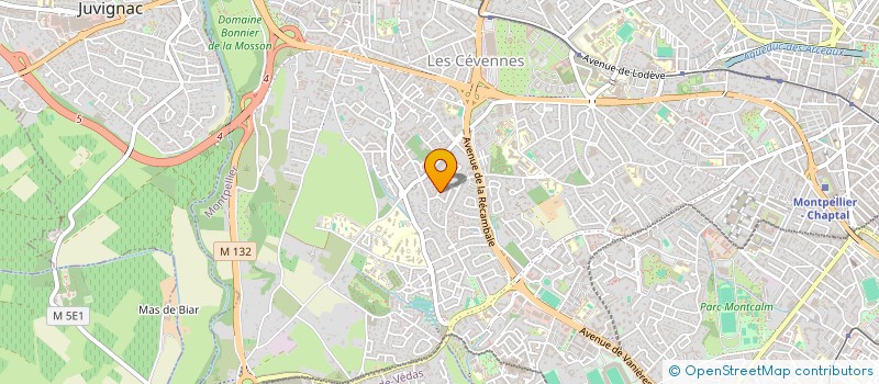 localisation de l'entreprise GENERATION A à MONTPELLIER