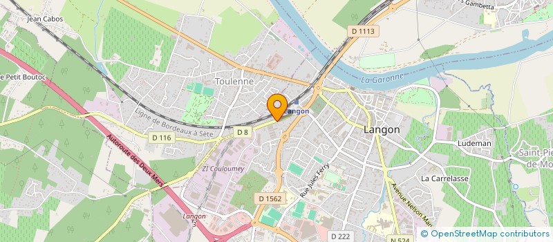 localisation de l'entreprise GENERATION A DOMICILE à LANGON