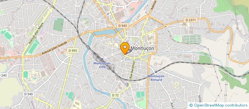 localisation de l'entreprise GENERATION AGGLOMERATION MONTLUCON (GAM), LA VOIX DES JEUNES à MONTLUCON