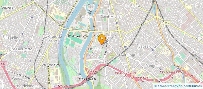 localisation de l'entreprise GENERATION BATIMENT à TOULOUSE
