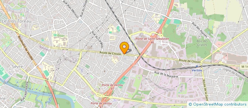 localisation de l'entreprise GENERATION BATIMENT  SAINT-SEBASTIEN-SUR-LOIRE