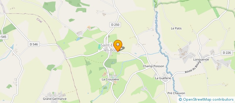 localisation de l'entreprise GENERATION BESNARD PATRIMOINE à L'OREE-D'ECOUVES